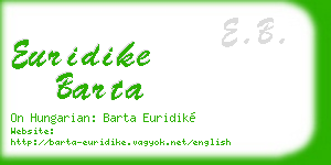 euridike barta business card